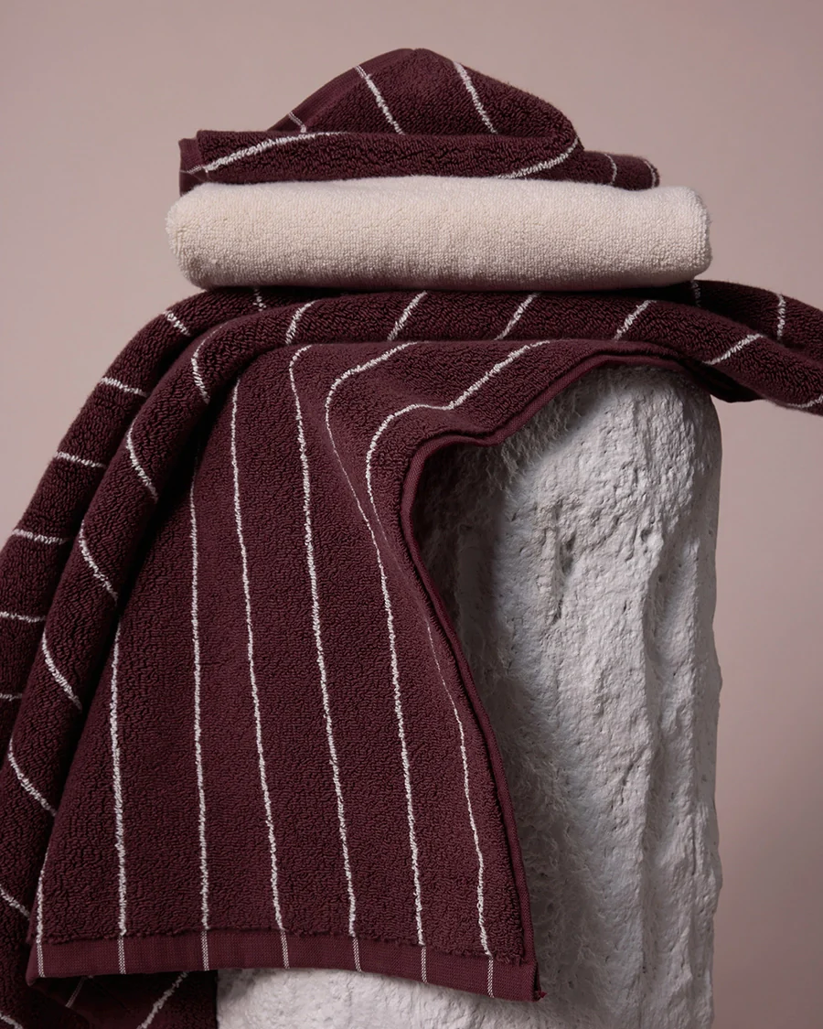 Bath Sheet - Merlot - Image 2