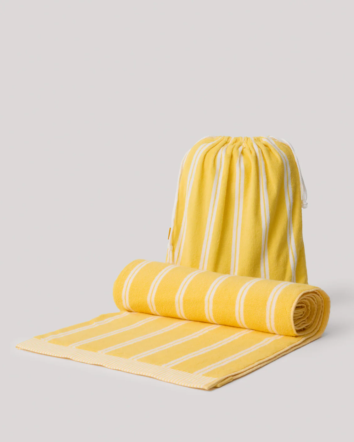 Beach Towel & Carry Bag - Lemon - Image 4