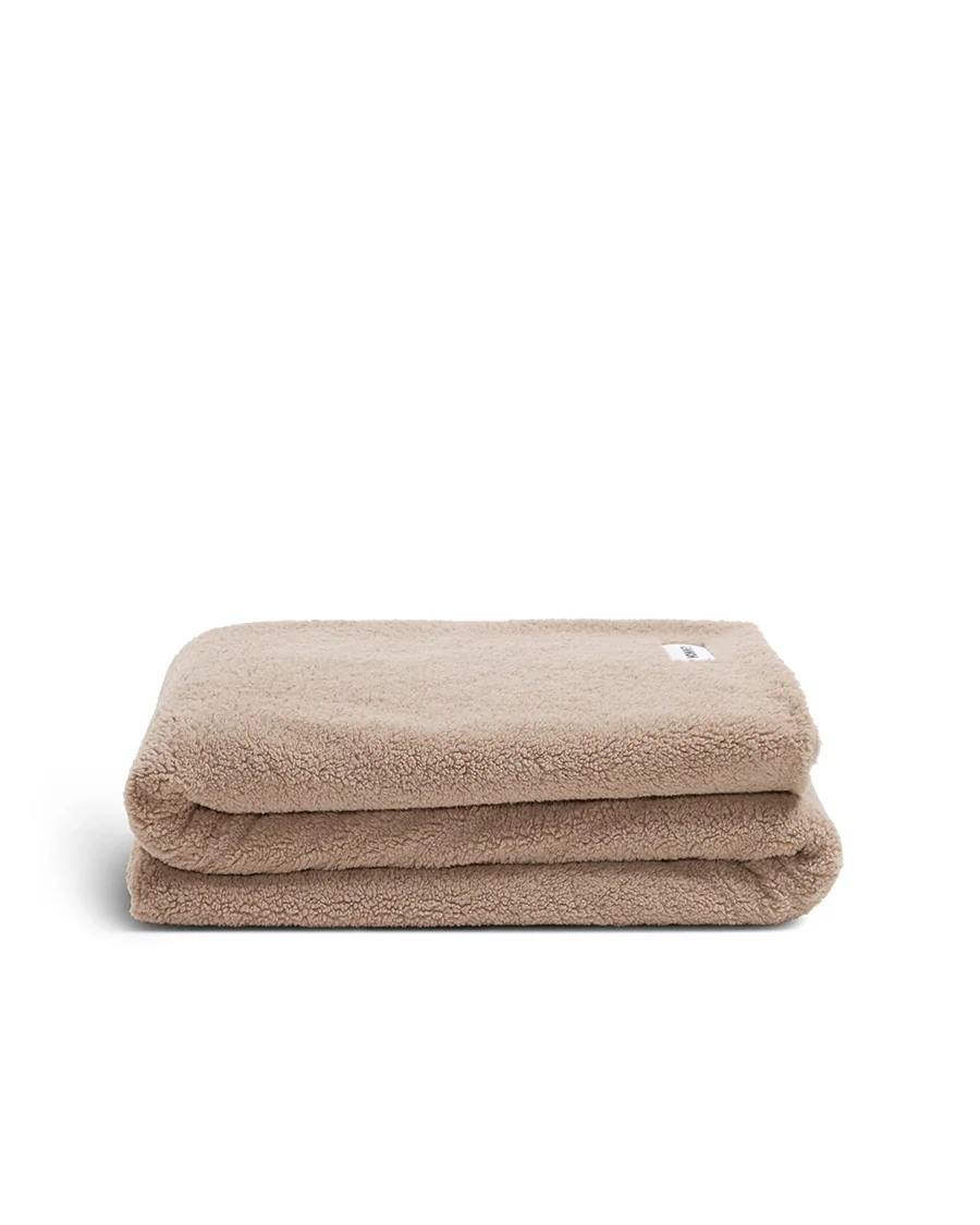 Faux Fur Throw Blanket - Warm Grey - Image 5