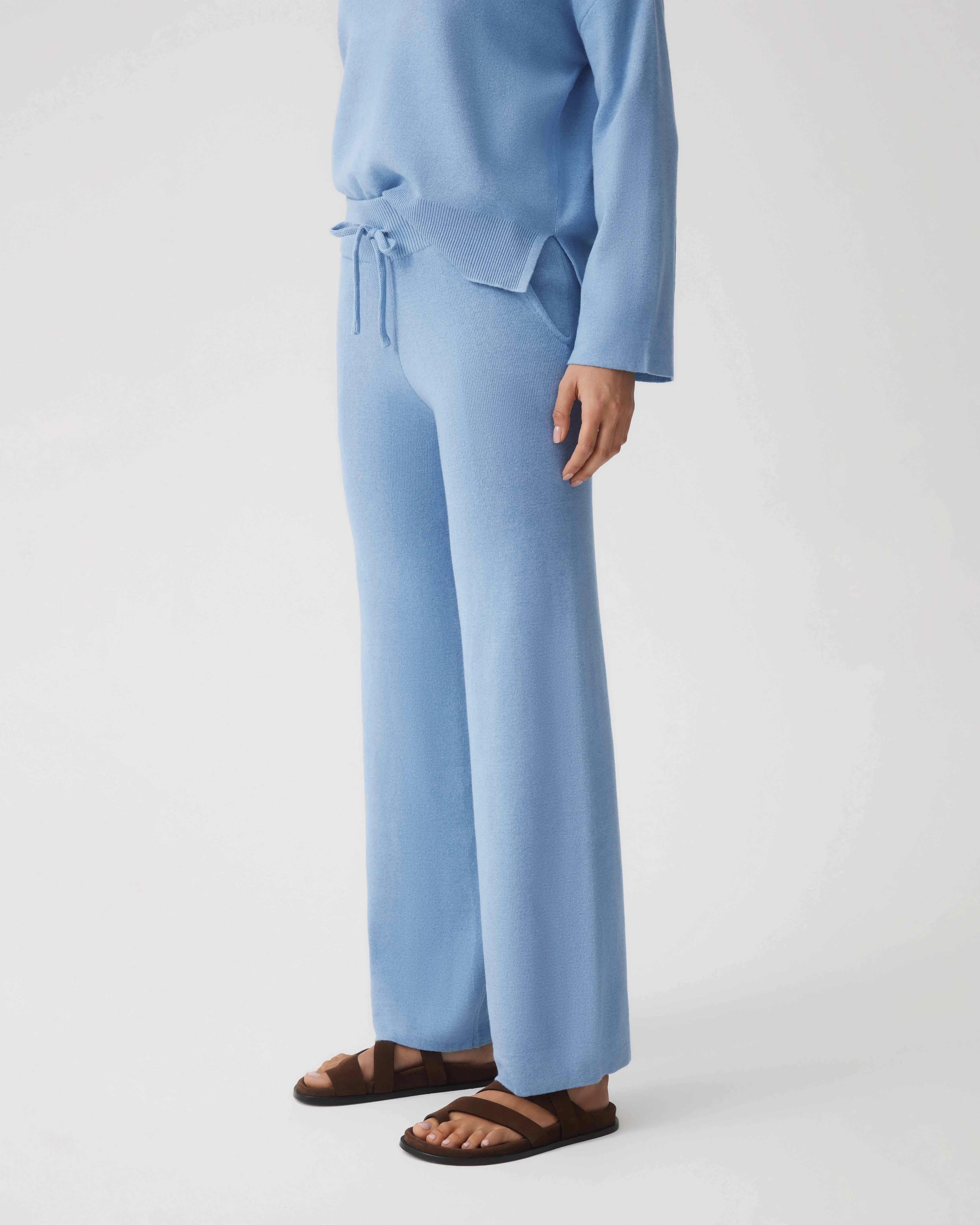 Cotton Cashmere Pant - Frost