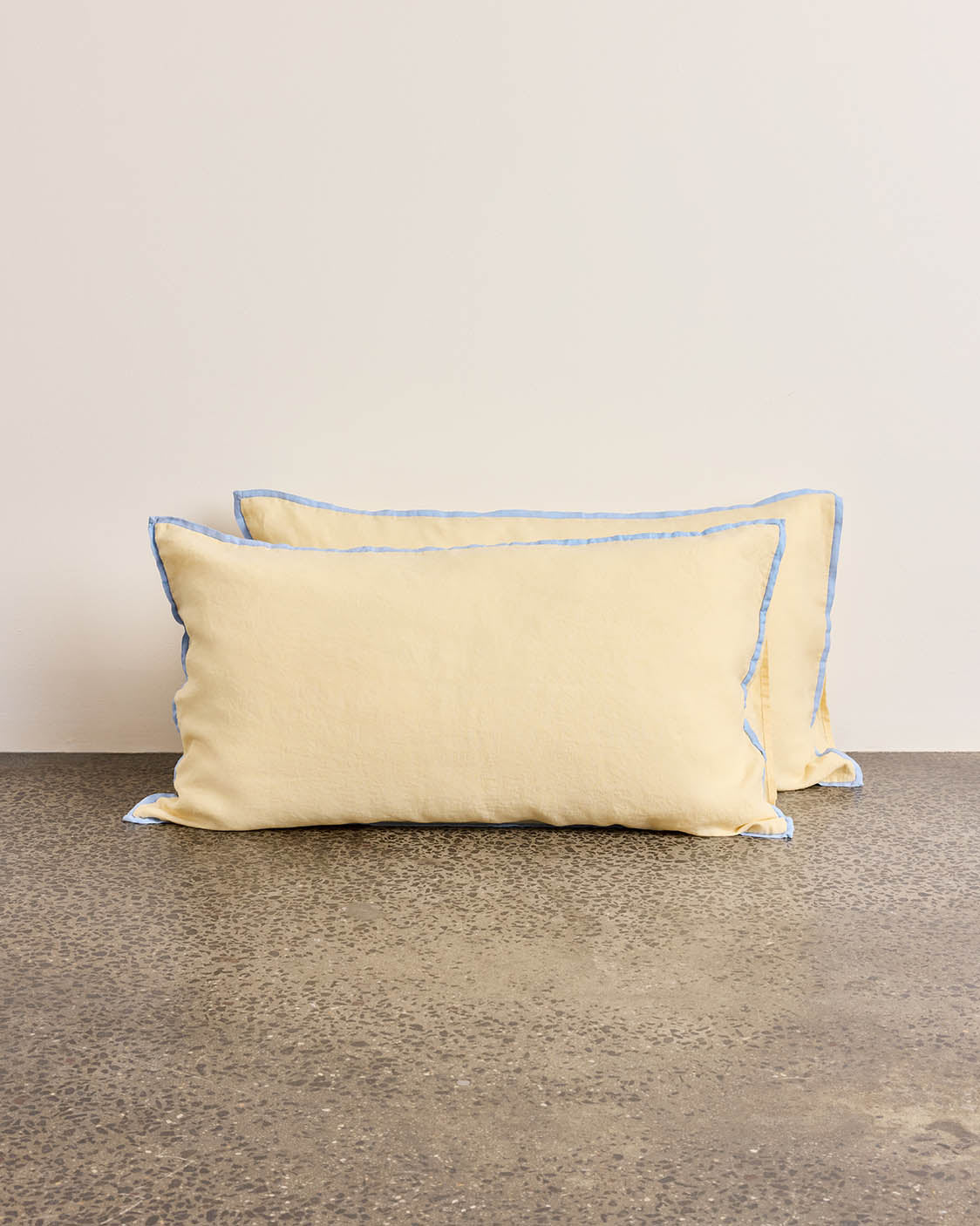 Linen Pillowcase Pair - Butter - Image 6