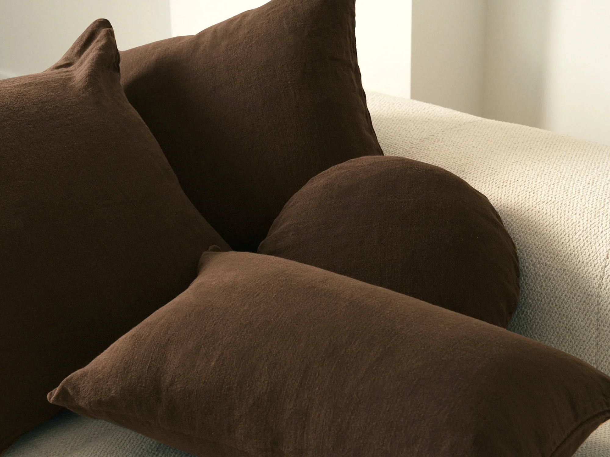 Lumbar Linen - Chocolate (Cover Only) - Image 2
