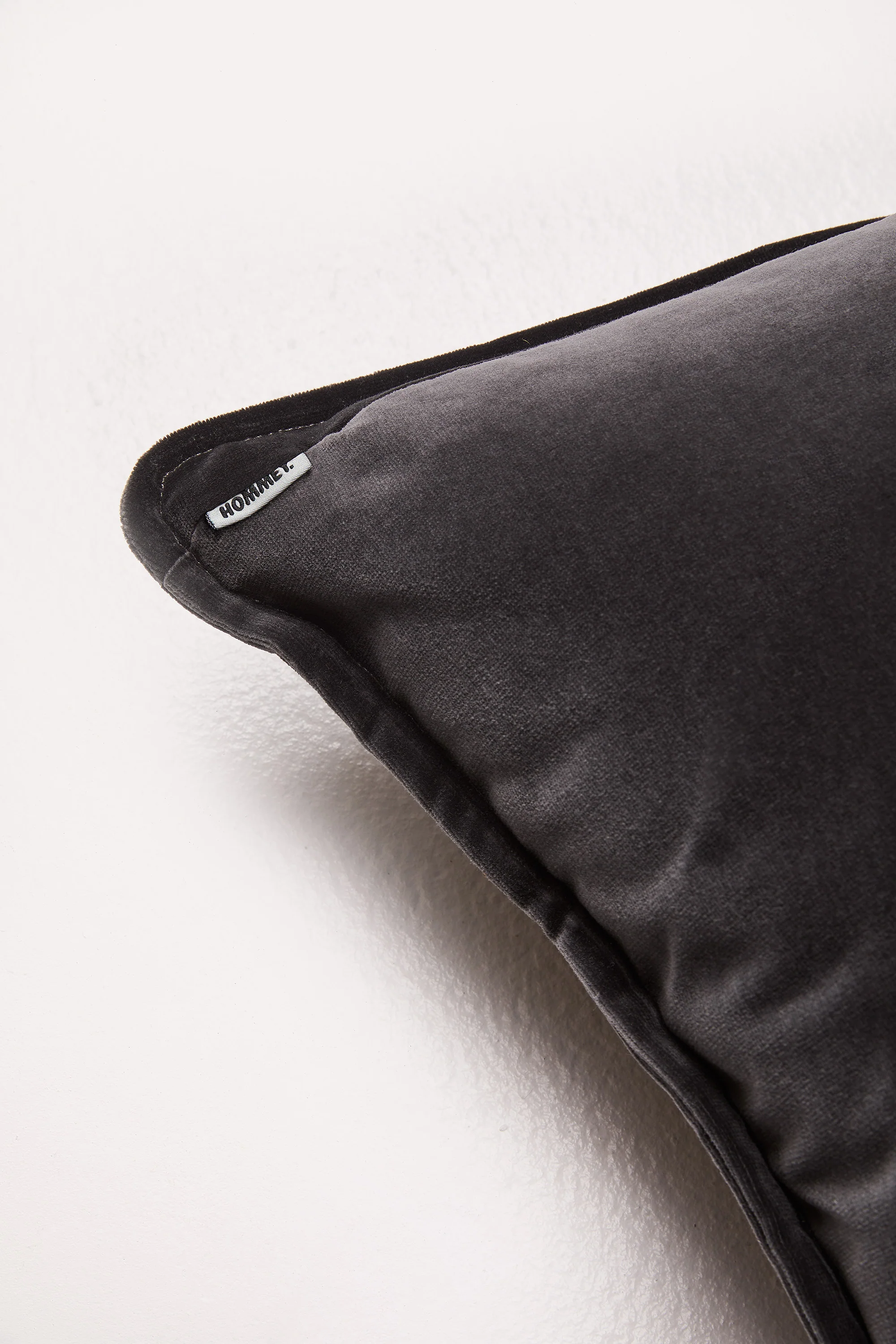 Lumbar Velvet - Graphite Cushion - Image 2