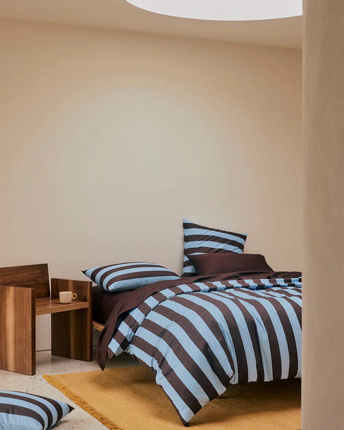 Pillowcase Pair - Iced Chocolate Stripes - Image 4