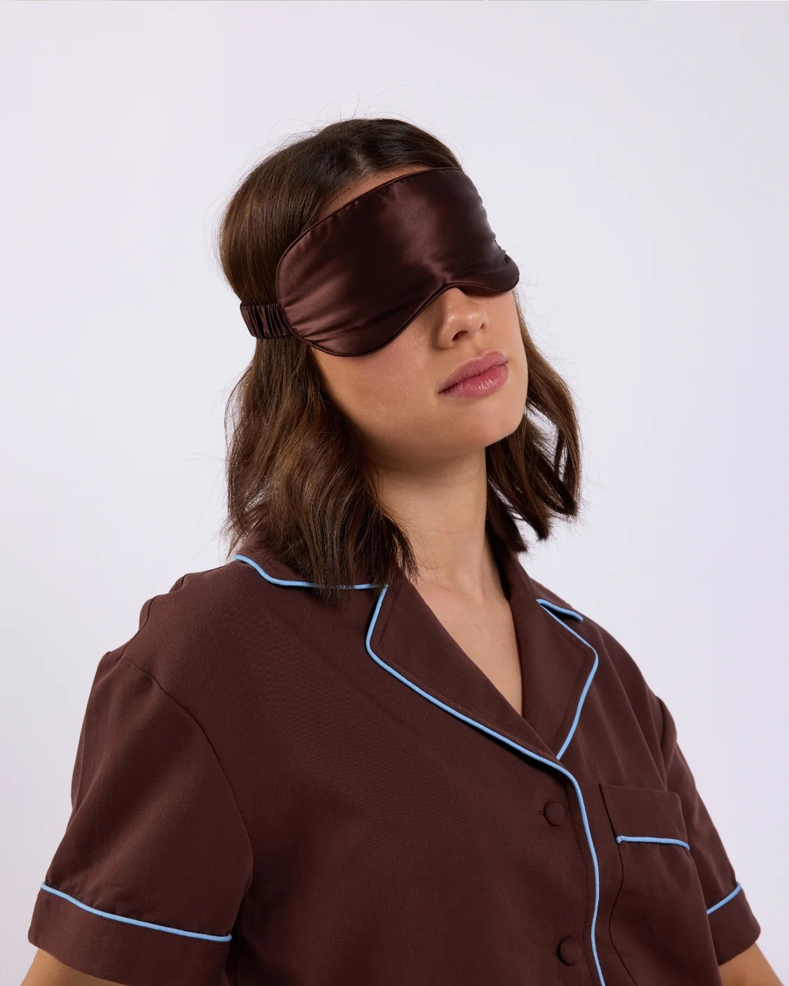 Silk Eyemask - Cocoa - Image 2